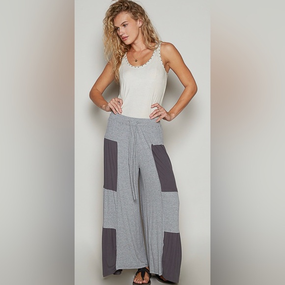 POL Set Wide Leg Pants + Long Sleeve Top BNWT - Picture 3 of 12